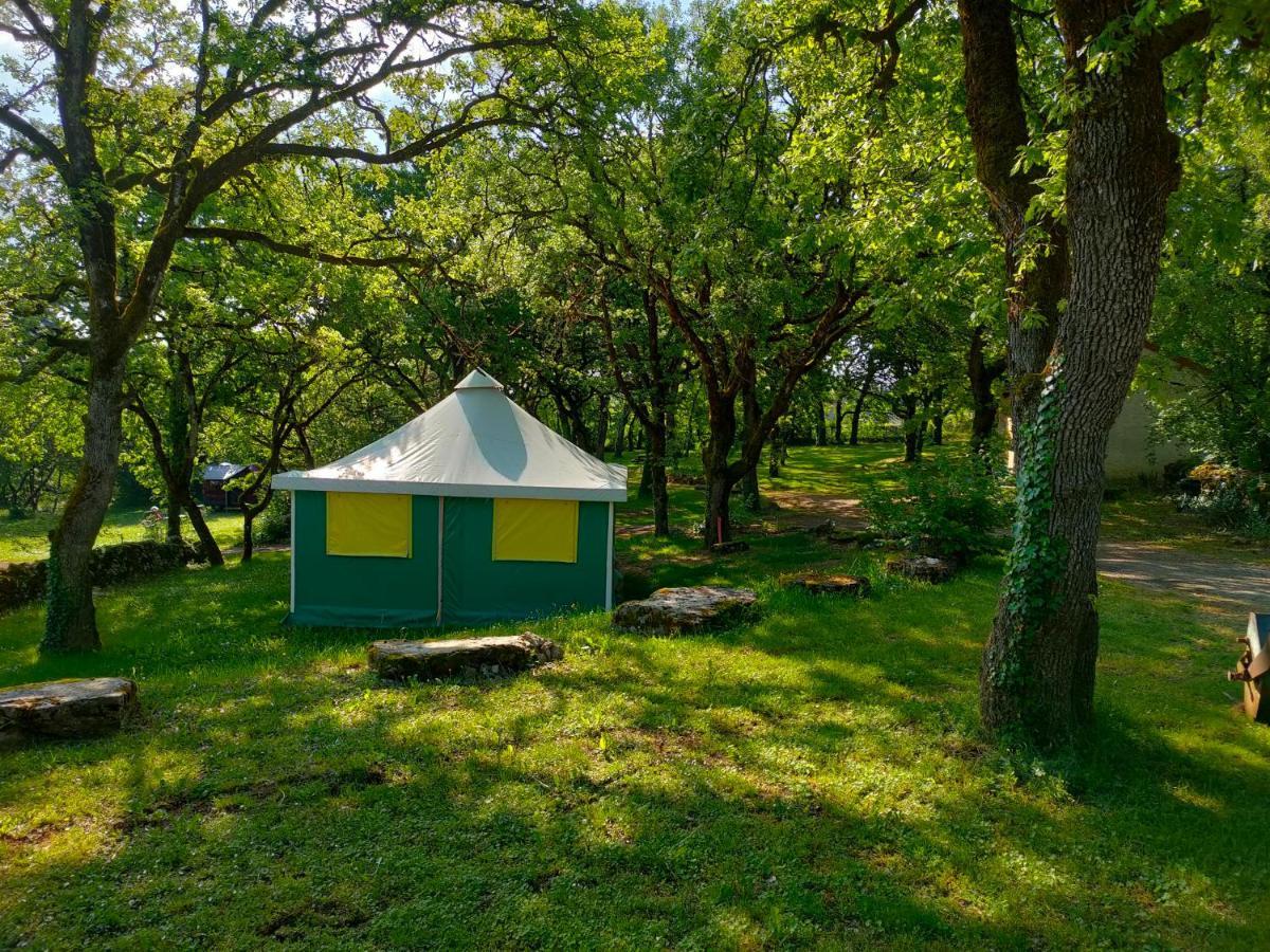 Camping Le Bel Air Mobil Home Le Cornouiller 4 Personnes Limogne-en-Quercy Zewnętrze zdjęcie